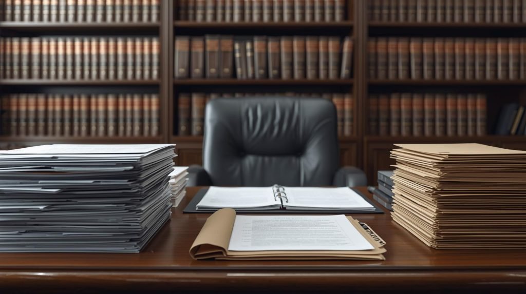 Biên bản hòa giải tranh chấp đất đai minh họa không gian làm việc pháp lý