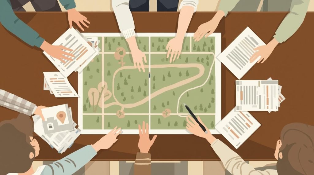 Minh họa biên bản thỏa thuận không tranh chấp đất đai giữa các bên liên quan