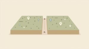 Minh họa biên bản thỏa thuận ranh giới đất giữa các thửa liền kề