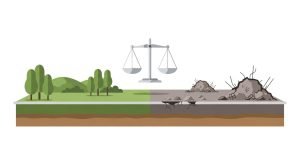 Minh họa hậu quả pháp lý và biện pháp xử lý hành vi lấn chiếm đất